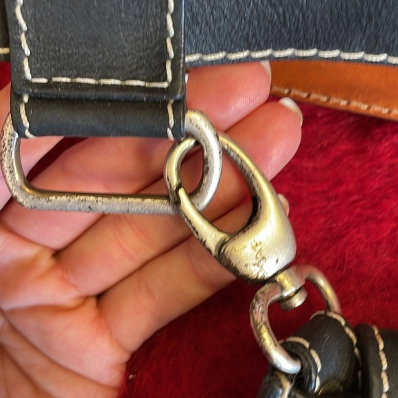 ORCIANI MADE IN ITALY GENUINE LEATHER BELT BAG with CHAIN DETAIL - Picture 11 of 14